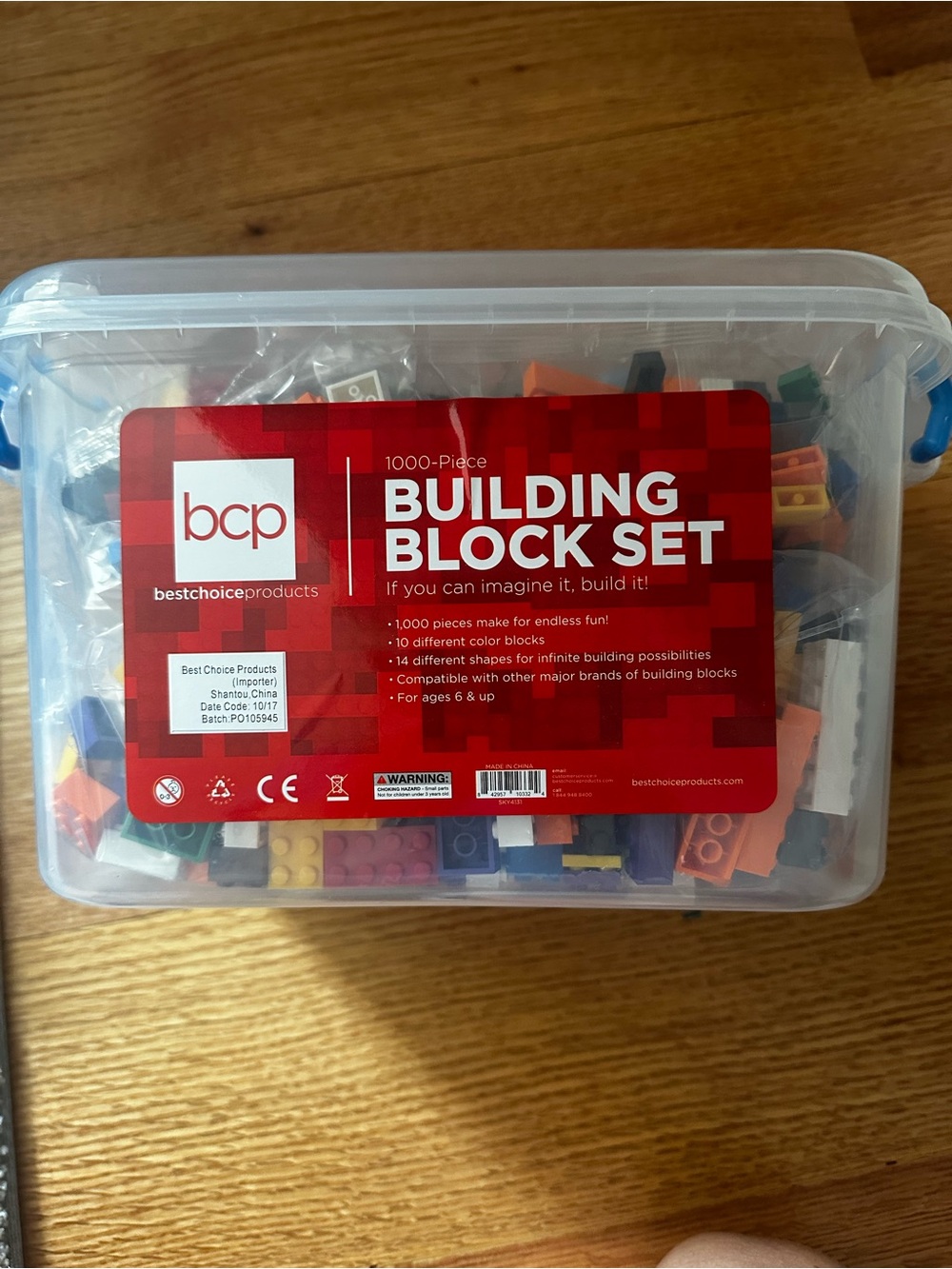 Building Block Set - 1,000 pieces